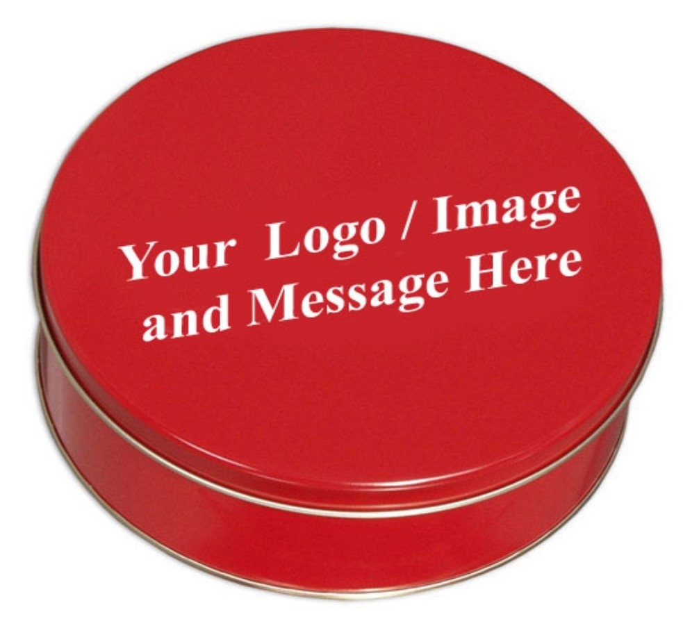 Custom Logo Red Tin